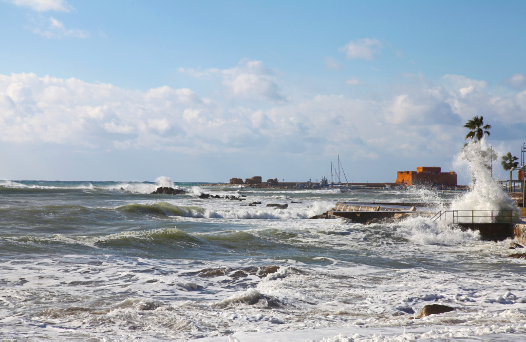 on the coast of Paphos