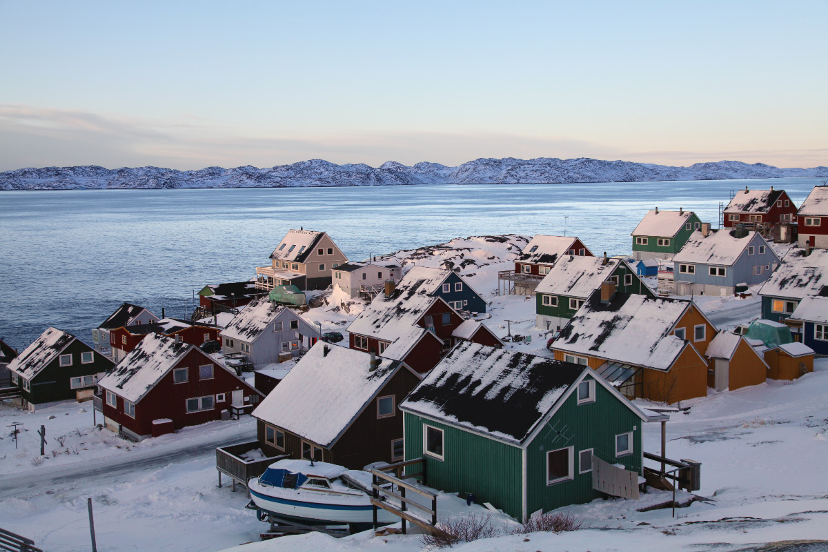 wooden houses of Godthåb