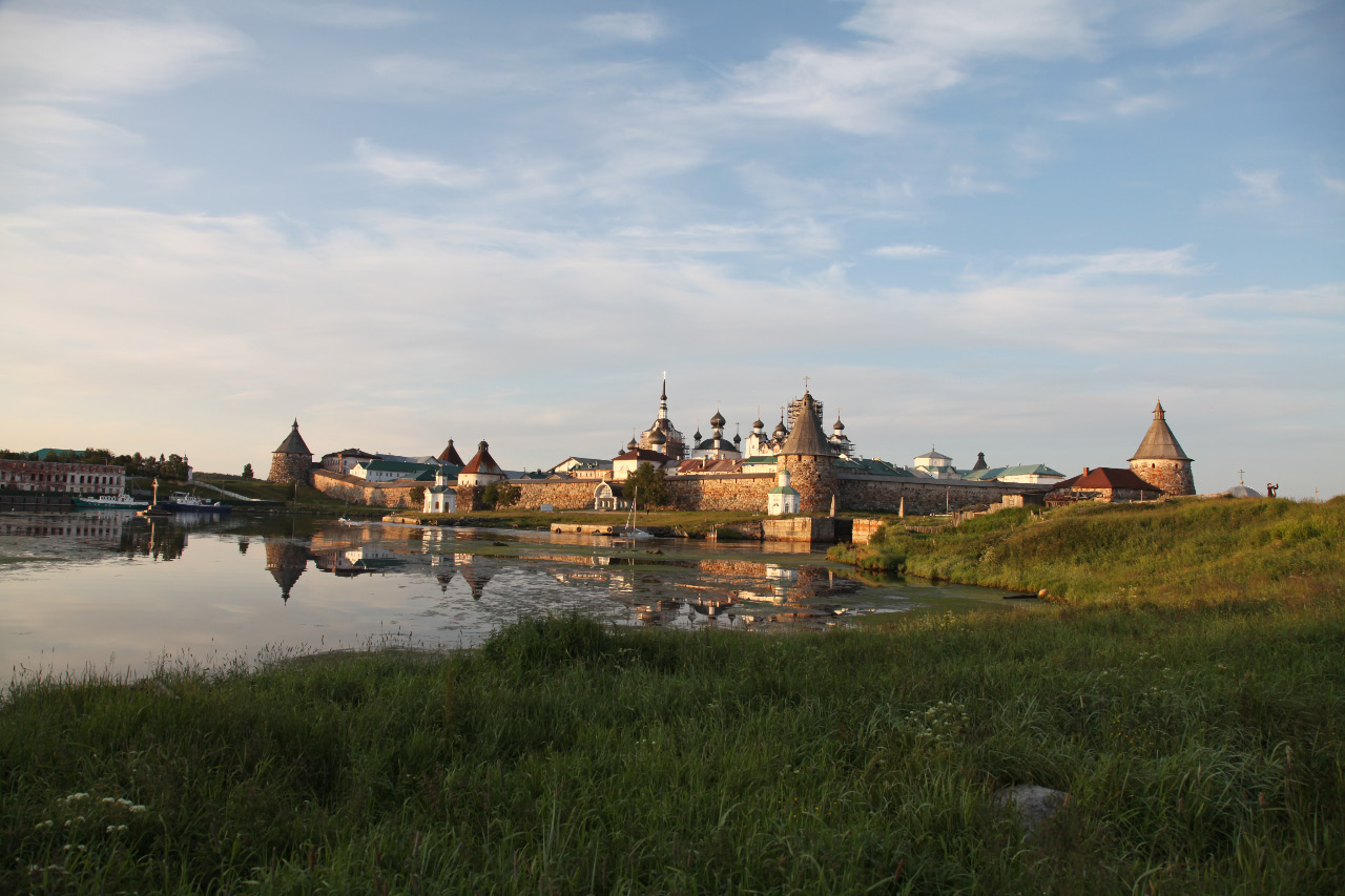 Монастырь Спасо-Преображенский Соловецкий – Solovyetsky Monastery of the Transfiguration of the Savior from the Southwest