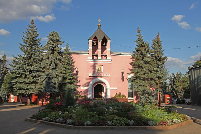 Church of Saint Seraphim then Communist murderers crematorium now again a church in this place